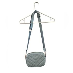 Elegant Blue Quilted Crossbody Bag by Herald